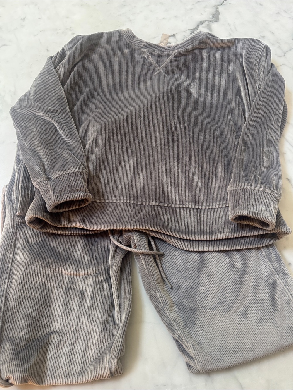 Lou & Grey Textured Velour Set